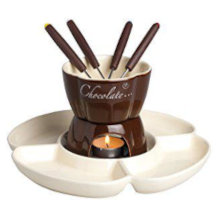 Excelsa chocolate fondue pot