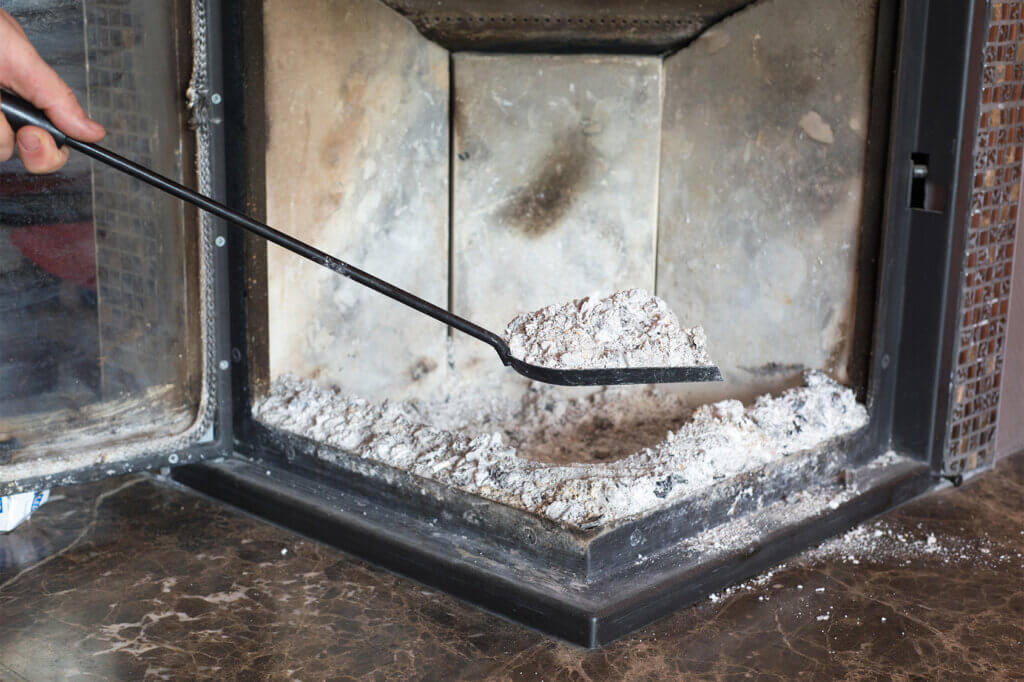 ash vacuum ash removed from the chimney