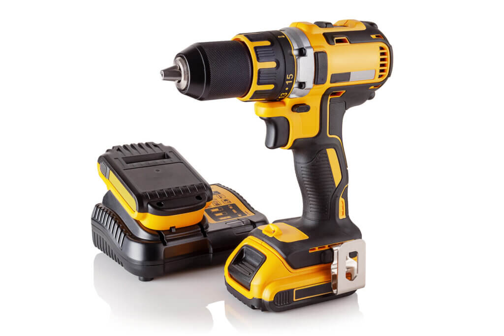 cordless drill driver with charging station