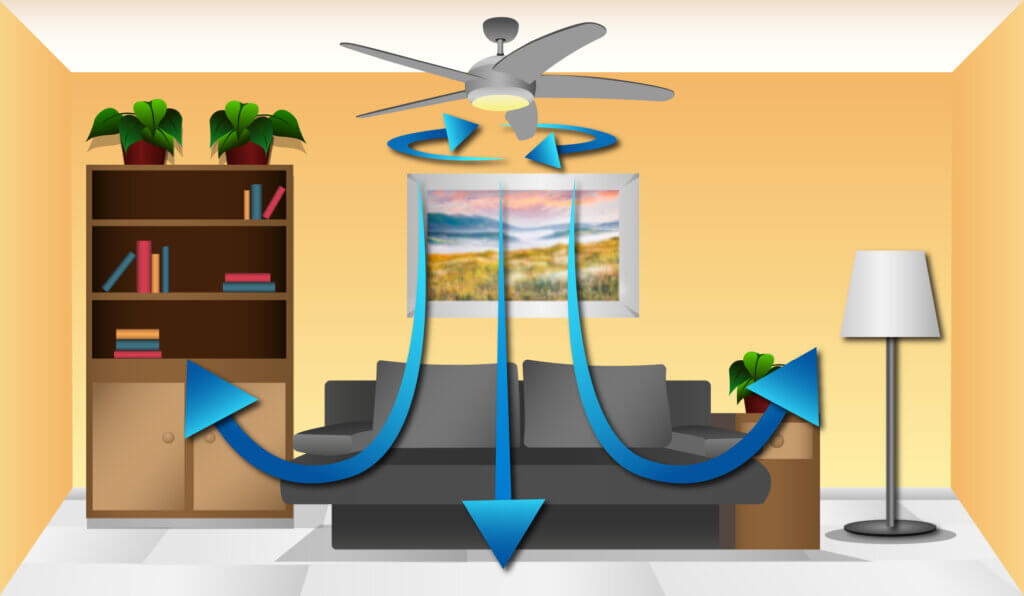 function of a ceiling fan
