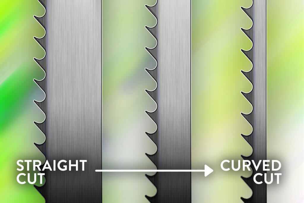 Overview of different width of jigsaw blades