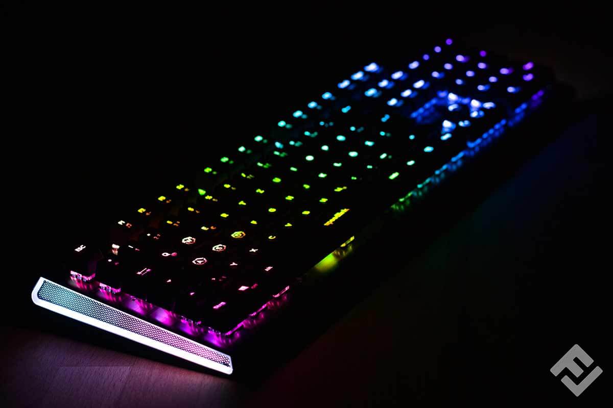 RGB backlights in the dark