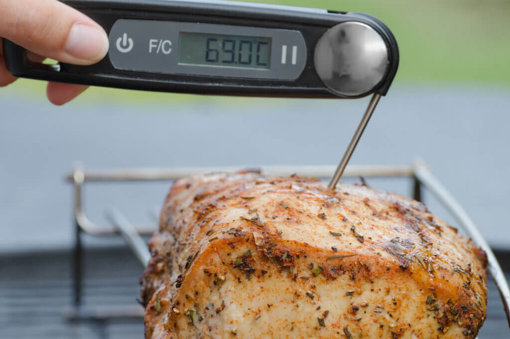 temperature of grilles meat measurement