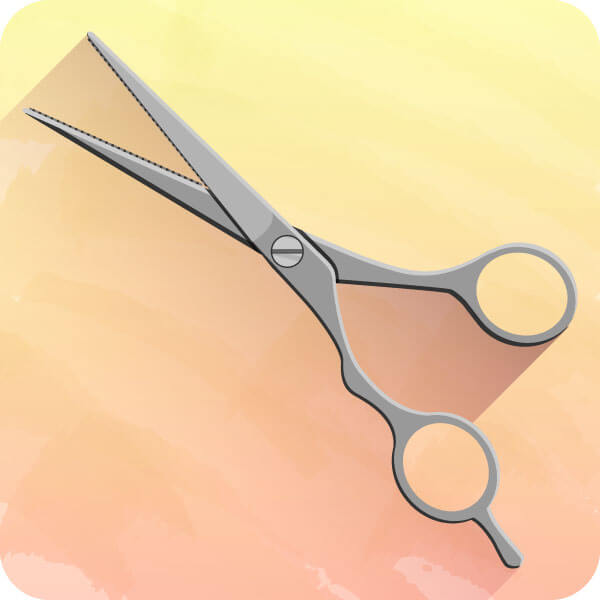 Serrated Hairdressing Scissors