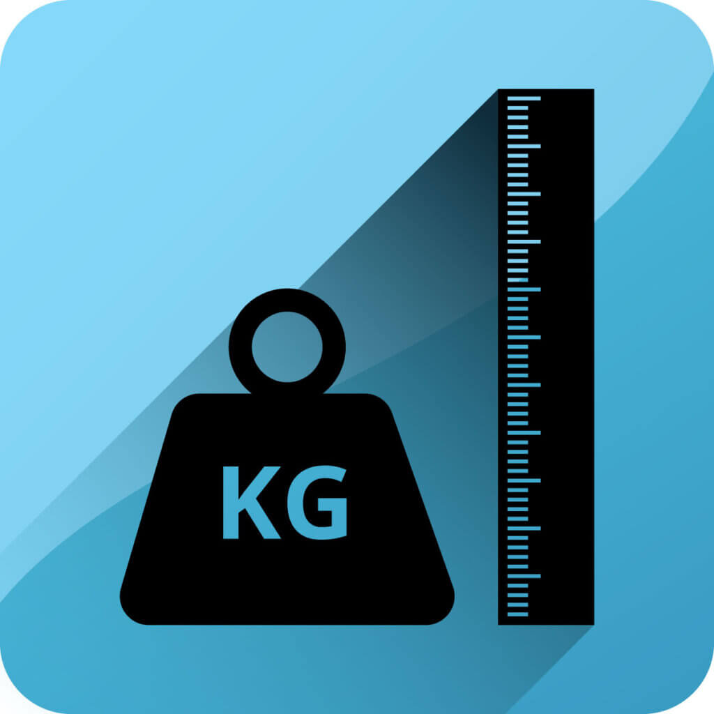  Height and weight - Icon