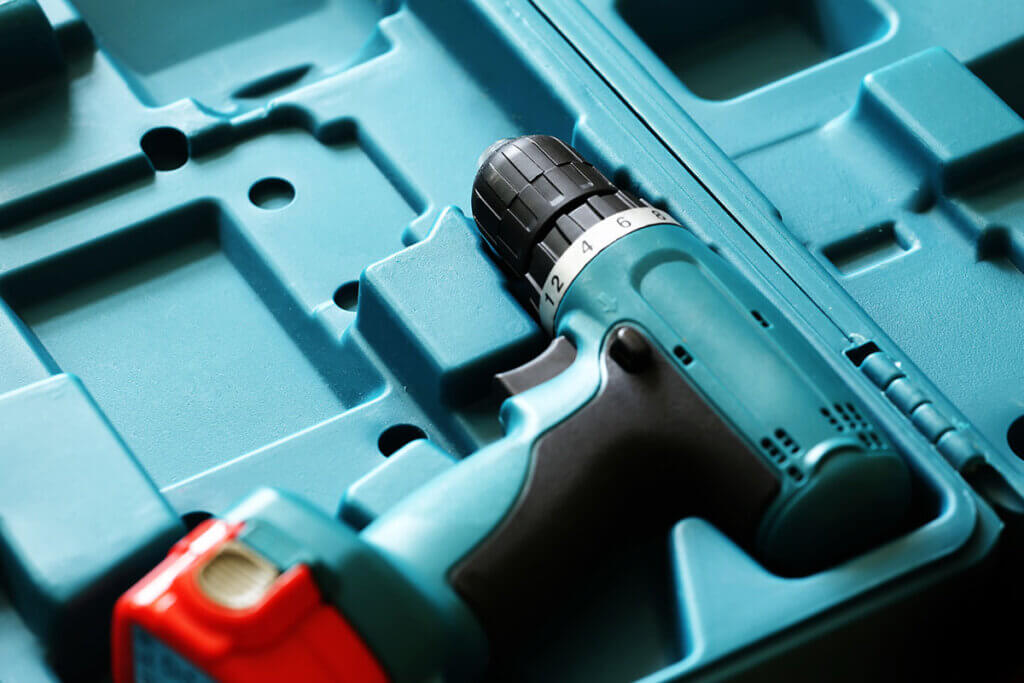 impact drill lies in the case