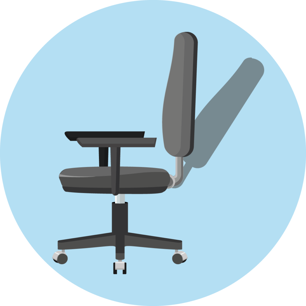 office chair permanent contact