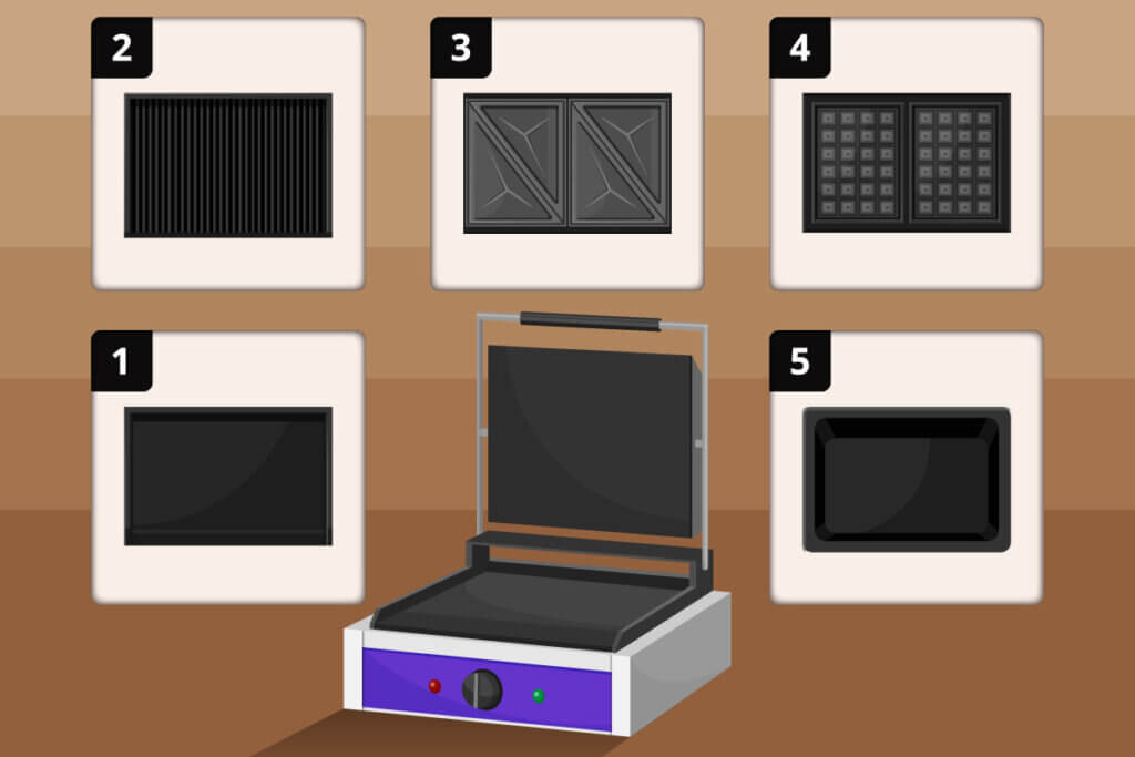 sandwich grill grill plate types