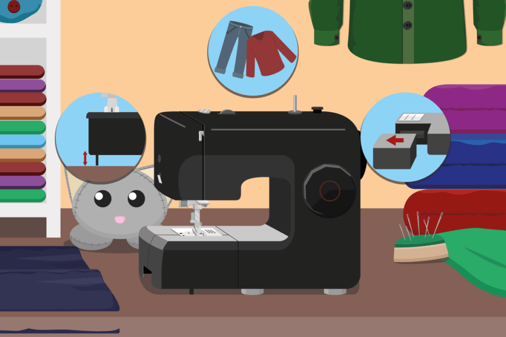 free-arm sewing machine