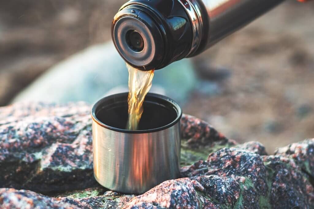 pouring coffee